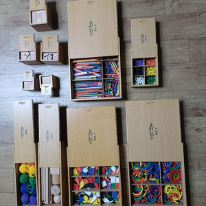 유아 교육용 원목 교구 세트 프레벨 가베