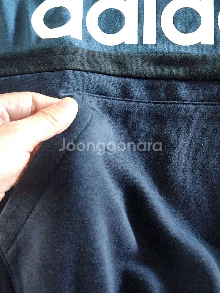 아디다스 기모 후드 맨투맨 티셔츠--6