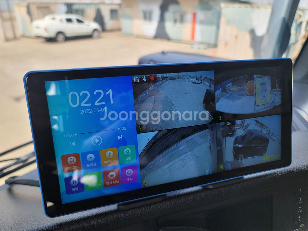 화물차/덤프트럭 4채널 블랙박스/후방카메라 출장설치--5