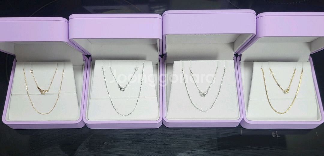 골든듀 16인치 18k 체인 정리해요( 컴바인하트 리라인 리링크 리미니)--0