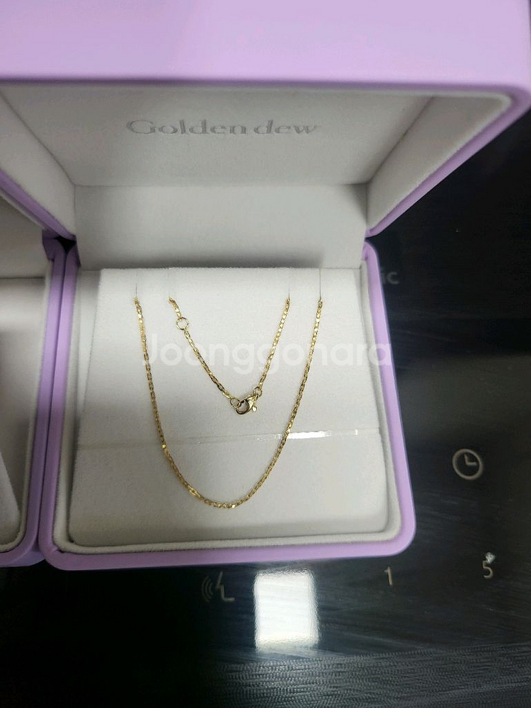 골든듀 16인치 18k 체인 정리해요( 컴바인하트 리라인 리링크 리미니)--4