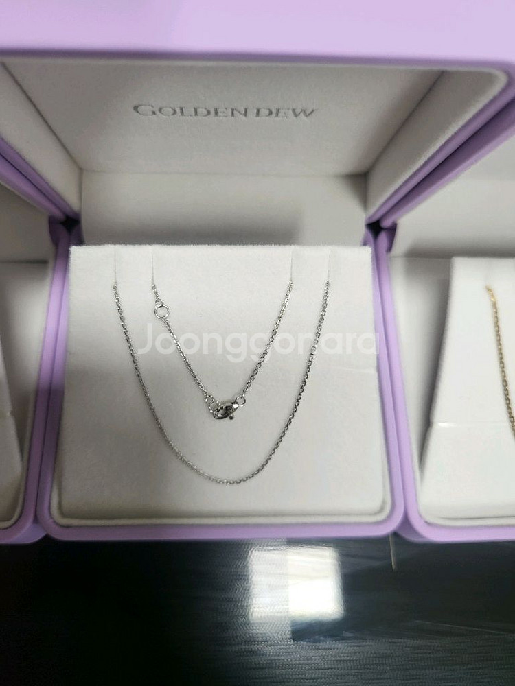 골든듀 16인치 18k 체인 정리해요( 컴바인하트 리라인 리링크 리미니)--3