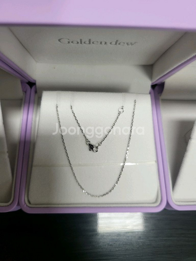 골든듀 16인치 18k 체인 정리해요( 컴바인하트 리라인 리링크 리미니)--2