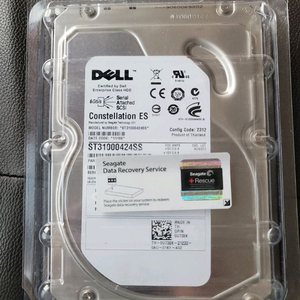 Dell SAS 워크스테이션용 1TB HDD 새제품 판매합니다.