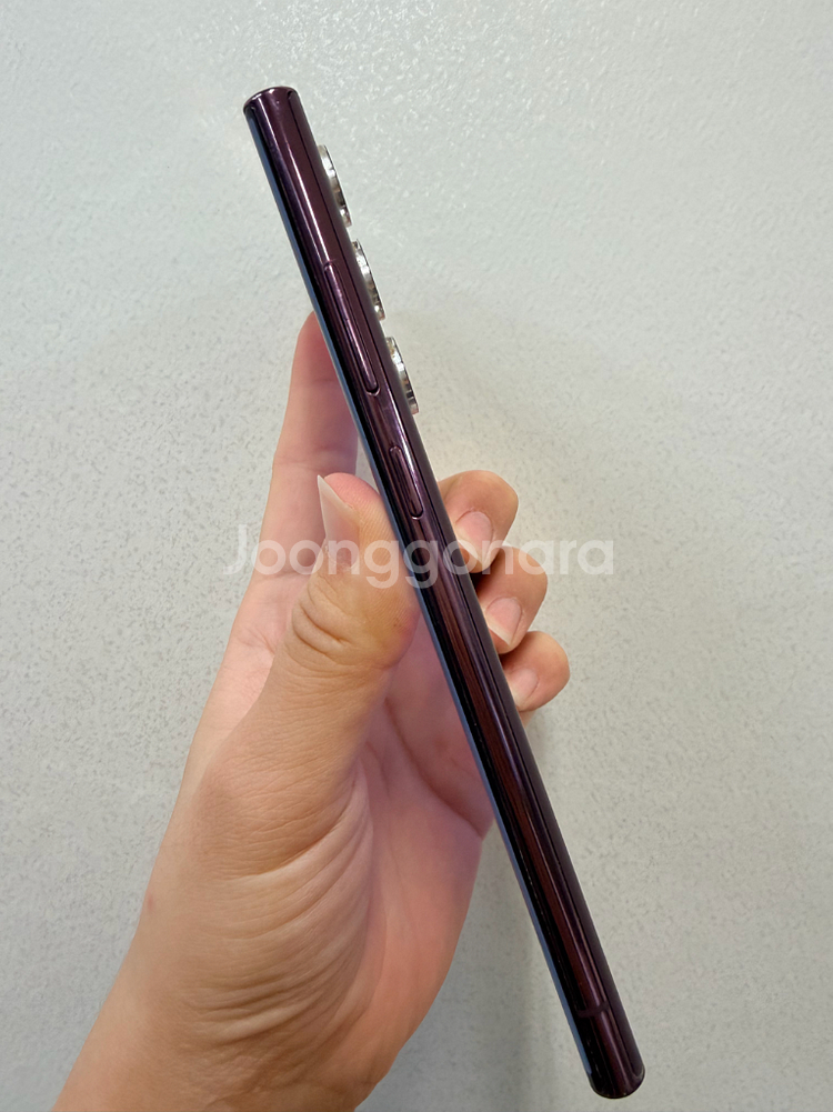갤럭시s22울트라 버건디 256기가 팝니다--4