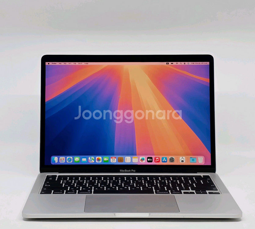 (중고)2020맥북프로 13인치 32GB 512GB 실버 풀박스 노트북 i7 인텔맥--0