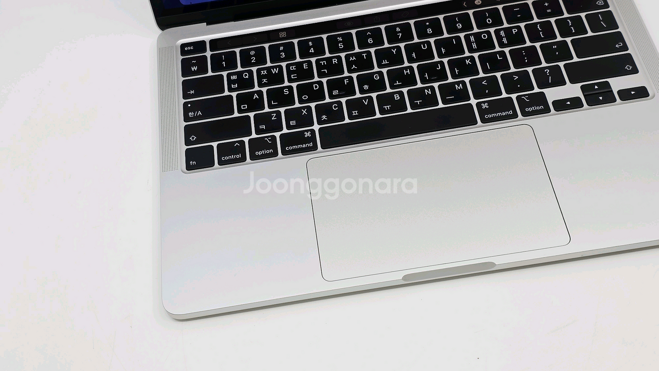 (중고)2020맥북프로 13인치 32GB 512GB 실버 풀박스 노트북 i7 인텔맥--1