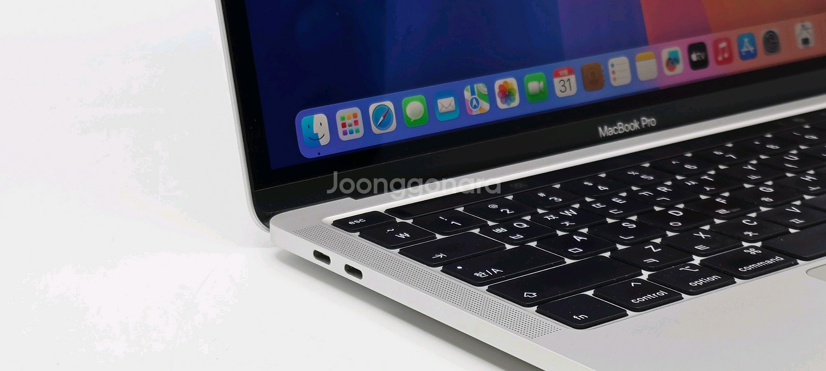 (중고)2020맥북프로 13인치 32GB 512GB 실버 풀박스 노트북 i7 인텔맥--3