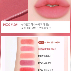 [정가1.6]바닐라코 쉬어 벨벳 베일 틴트 pk피오리(미개봉 새제품 매트 틴트 립스틱 화장품)