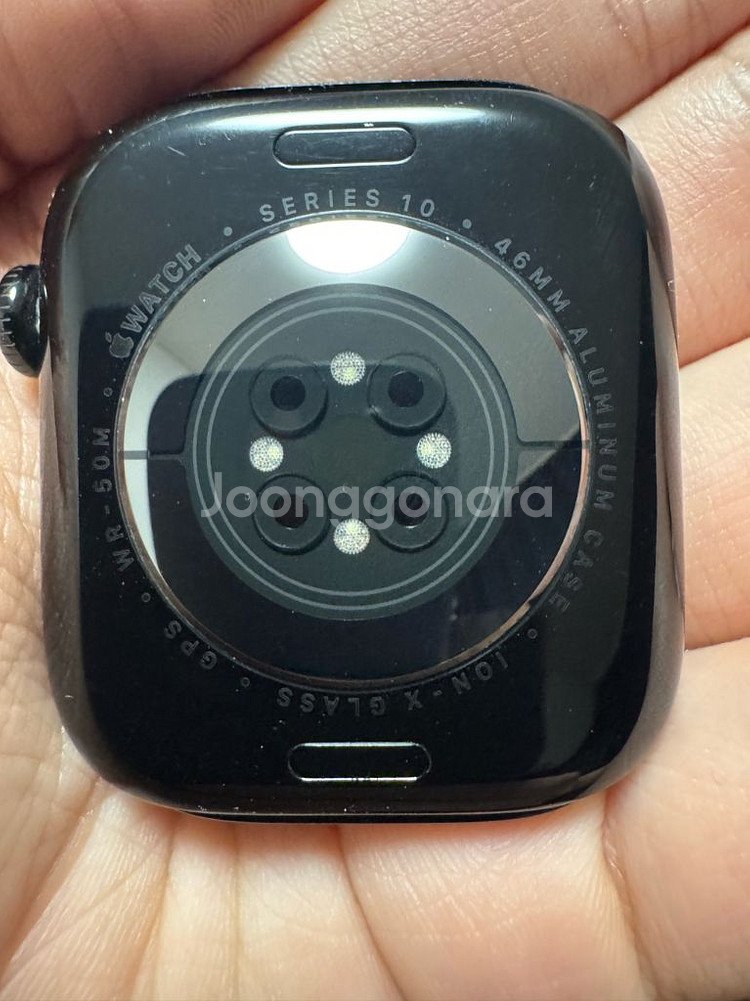 애플워치10 GPS 46mm 제트블랙--2