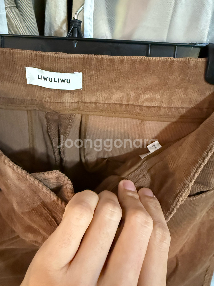 우리우리 코듀로이 와이드 팬츠--2