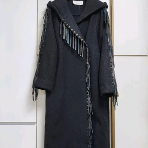 정품 끌로에 프린지 울코트