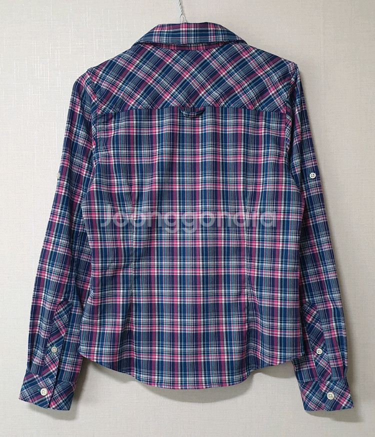 컬럼비아 여성 체크 남방 셔츠 S사이즈--1
