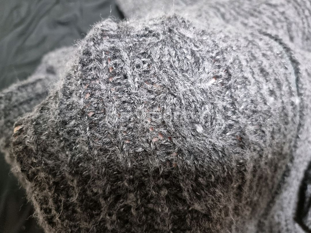 니트 집업 가디건--3