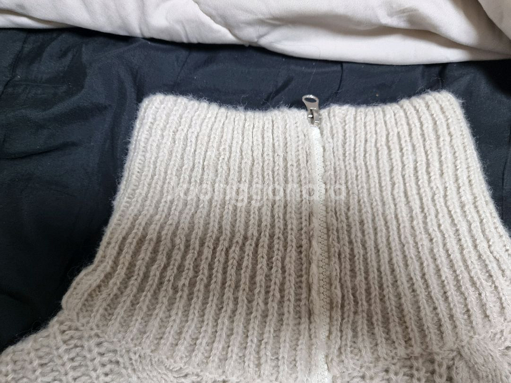 니트 집업 가디건--2