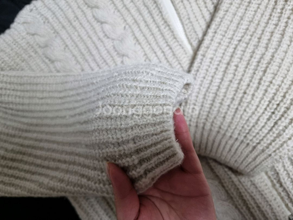 니트 집업 가디건--1