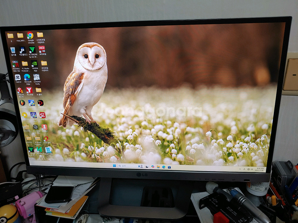 lg 27인치 led 티비 모니터 팝니다.부산 해운대--5