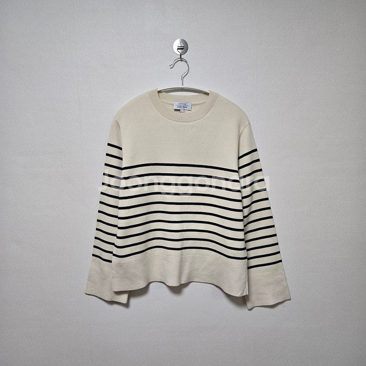 앤아더스토리즈 코튼 스트라이프 니트--0