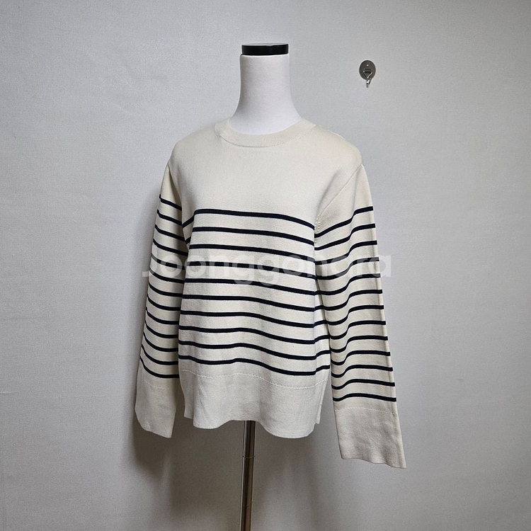 앤아더스토리즈 코튼 스트라이프 니트--5