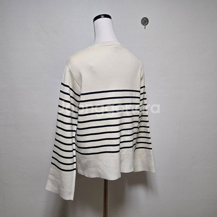 앤아더스토리즈 코튼 스트라이프 니트--6