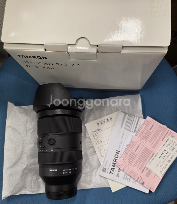 탐론35-150 소니fe마운트 상태좋은풀박스팔아요--0