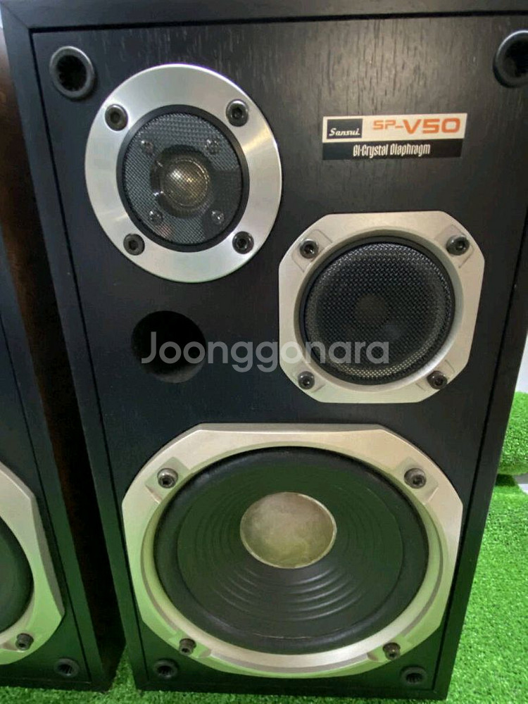 sansui 산수이 SP-V50 스피커 1조 빈티지 레트로 앤틱 오디오--3