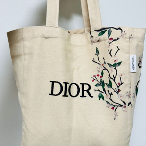 디올 린넨 에코백 숄더백