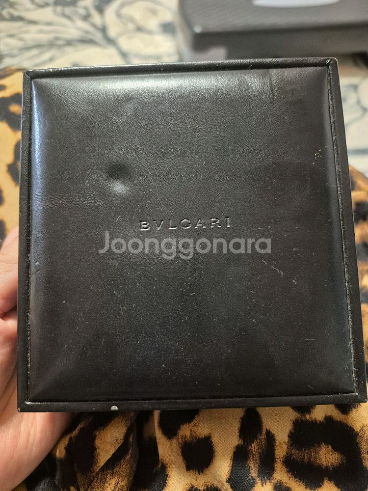 정품 불가리 18k 펜던트 양면 오닉스.라피스라줄리--2