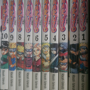 인기 만화책 전권 세트(나루토 1~10권)