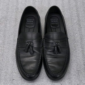 소다 남성 컴포트 캐주얼 로퍼 블랙 245mm