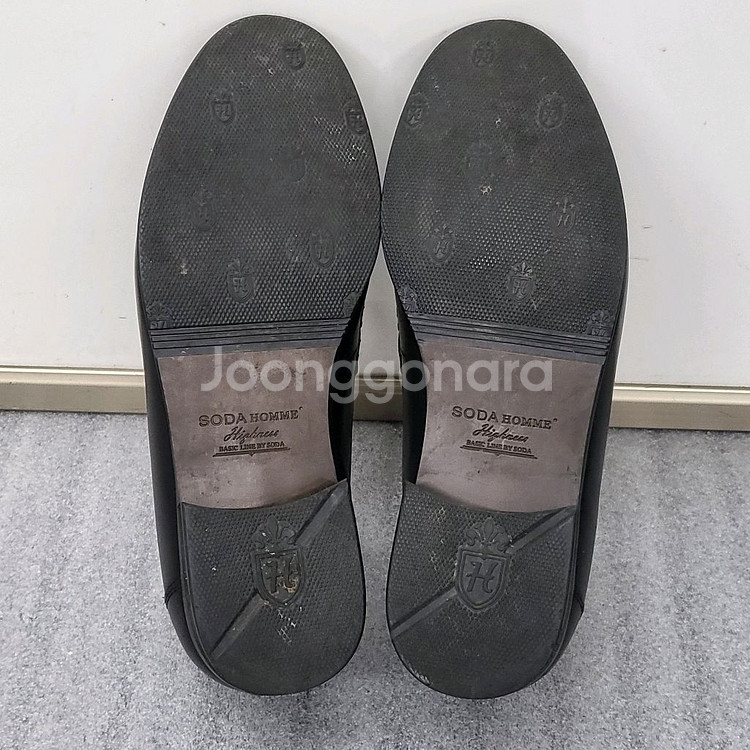 소다 남성 컴포트 캐주얼 로퍼 블랙 245mm--7