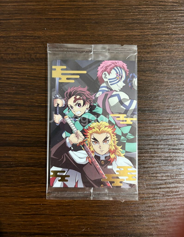 귀멸의 칼날 무한열차편 탄지로 렌고쿠 아카자 카드--0