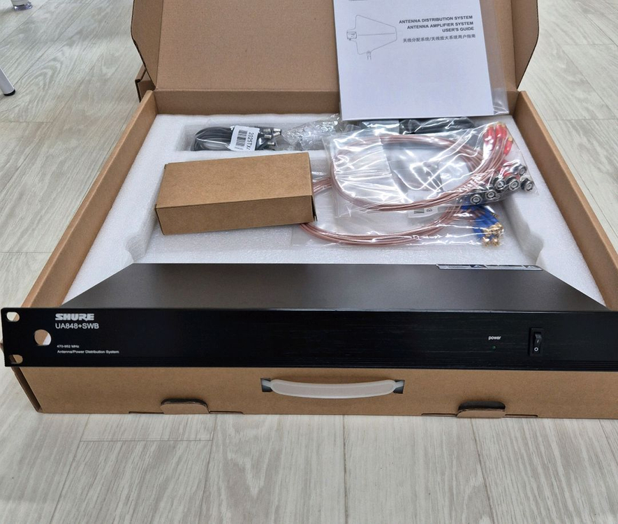 Shure 무선안테나 증폭기 UA848(8채널)--4