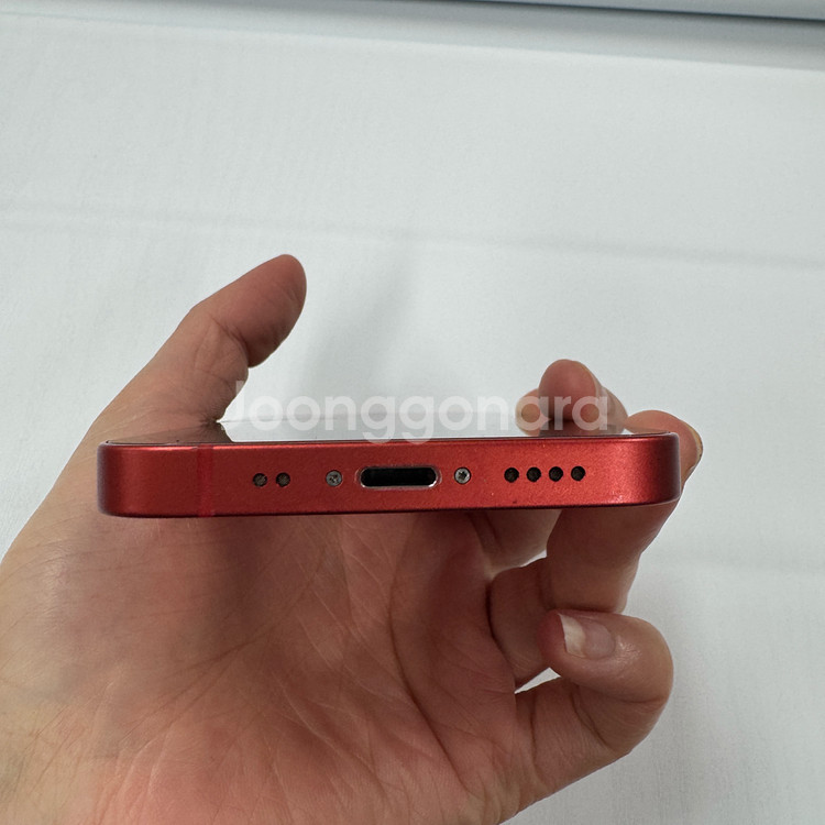 아이폰12미니 128기가 레드 공기계 중고폰 알뜰폰 세컨폰 저가폰--5
