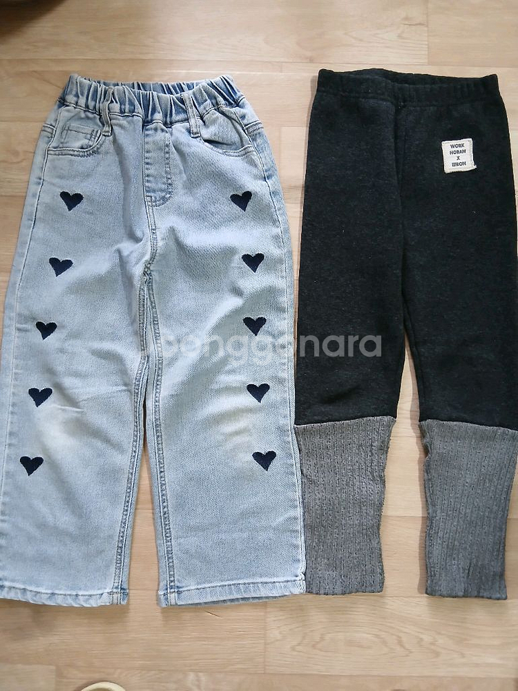 여아바지 130-140 7벌--2