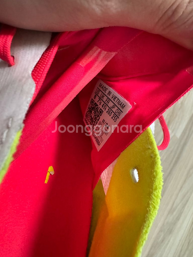 아디다스 F50 PRO TF 풋살화 260mm--2