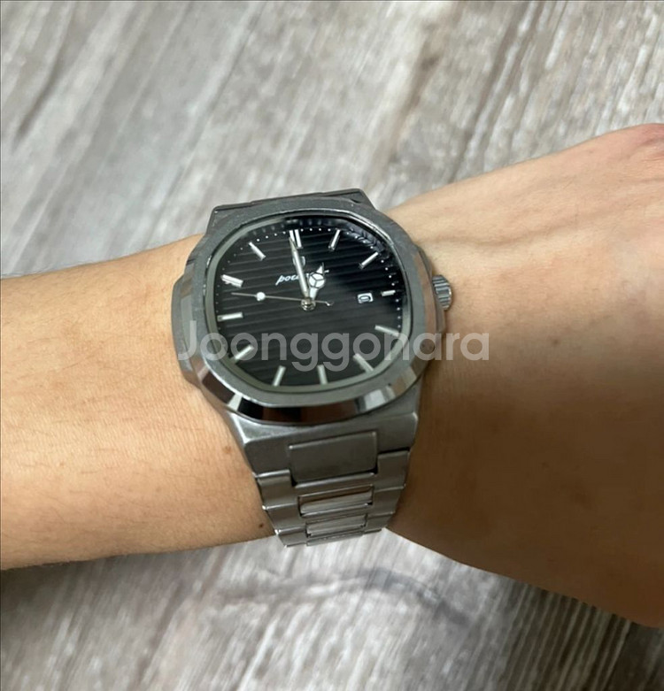 남성용 메탈 시계--3