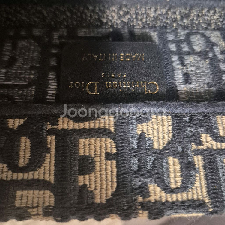 디올 북토트 블루 스몰백--3