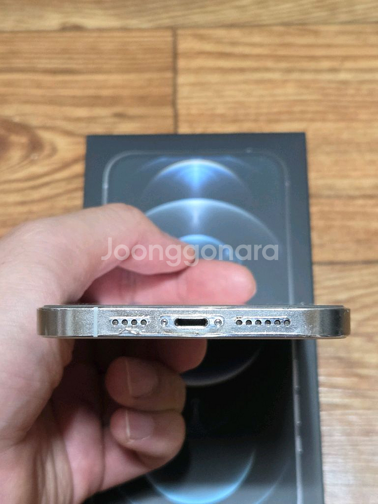 아이폰12프로맥스 실버 256기가--4