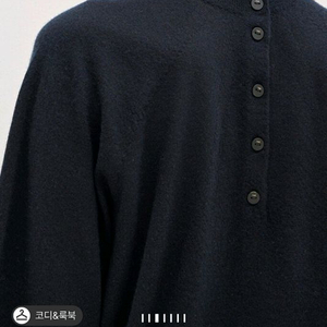 더캐시미어 캐쉬미어 버튼 니트 55 (랑방,마인,타임,