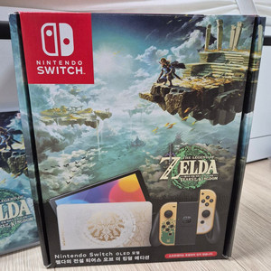 닌텐도 스위치 OLED 모델 젤다의 전설(왕눈/왕국의 눈물) 에디션