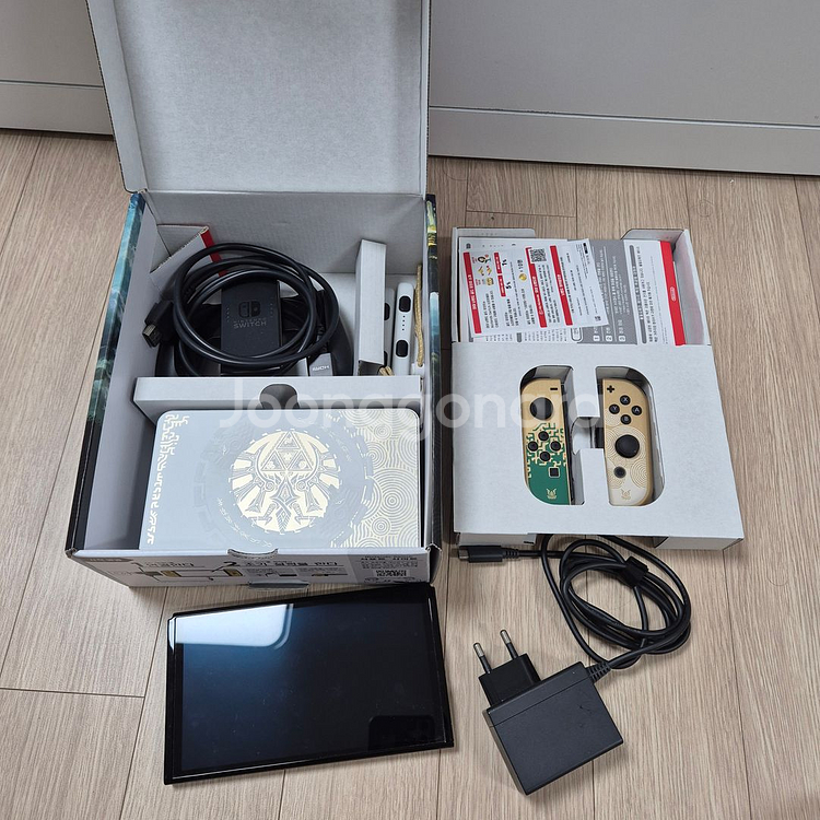 닌텐도 스위치 OLED 모델 젤다의 전설(왕눈/왕국의 눈물) 에디션--1