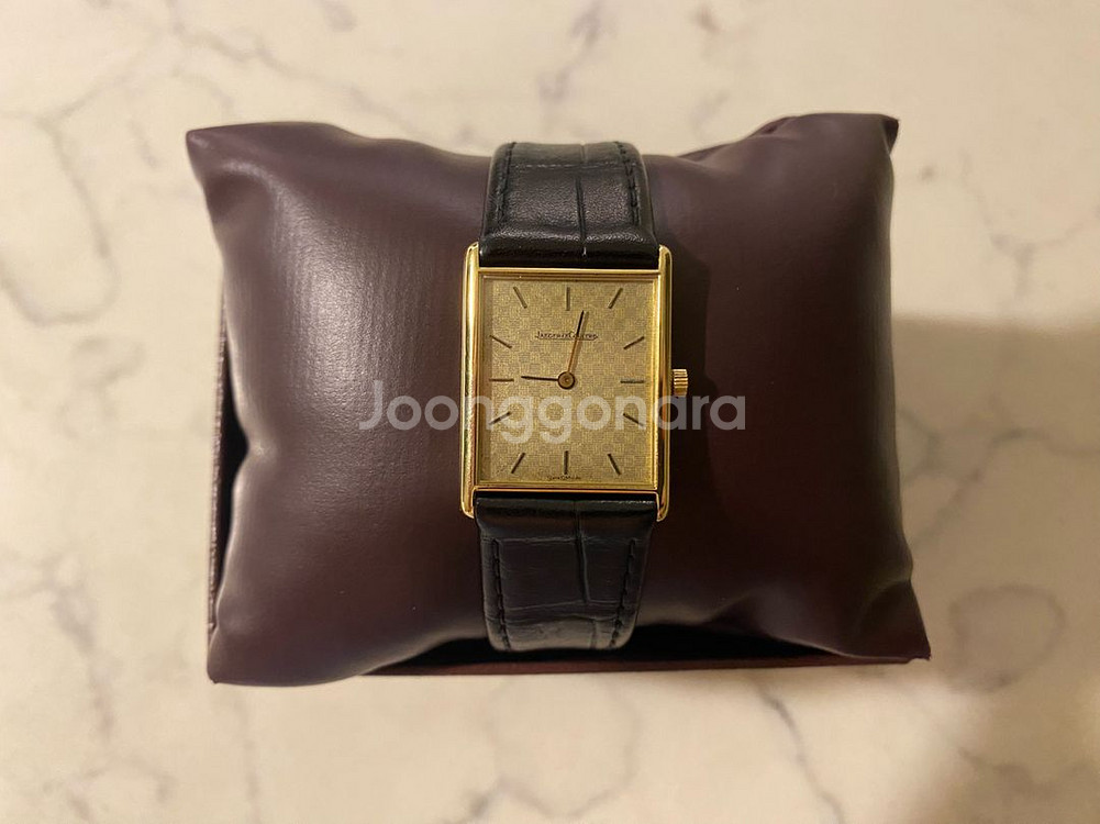[판매] 예거르쿨트르 빈티지 스퀘어 쿼츠 시계--5