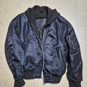 인터섹션 후드 레이어 MA-1 봄버 자켓 다크네이비 2