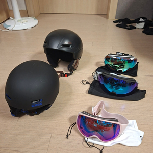 스키 헬멧, 고글(유벡스, 아토믹, 라시엘로)