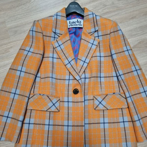 럭키슈에뜨 체크자켓 택포