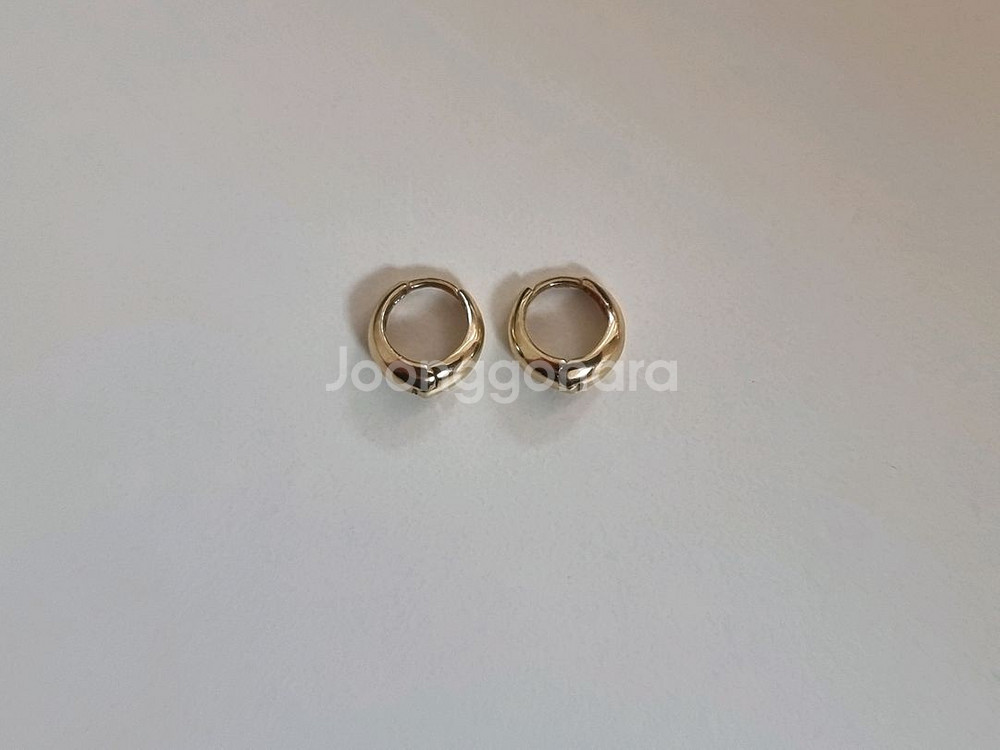 14K 볼륨 위아몬즈 원터치 귀걸이--5