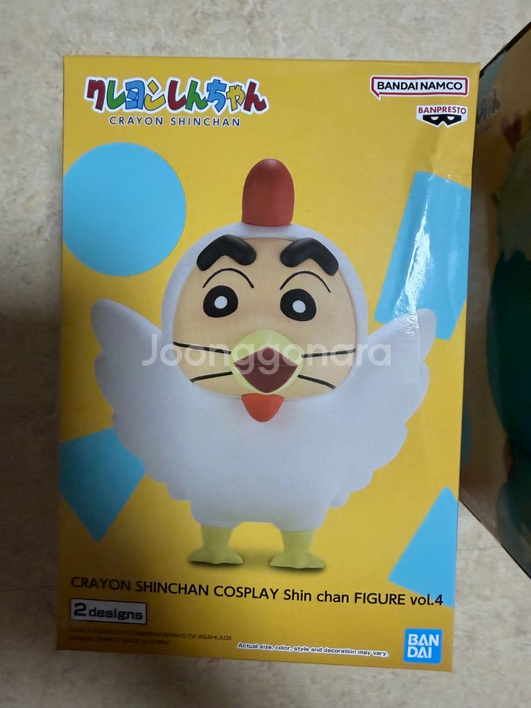 반프레스토 짱구는 못말려 정품 닭 피규어--1