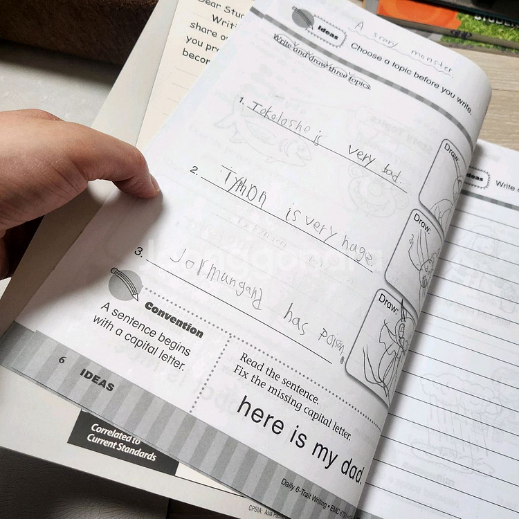 Daily 6-Trait Writhing 1,2--2