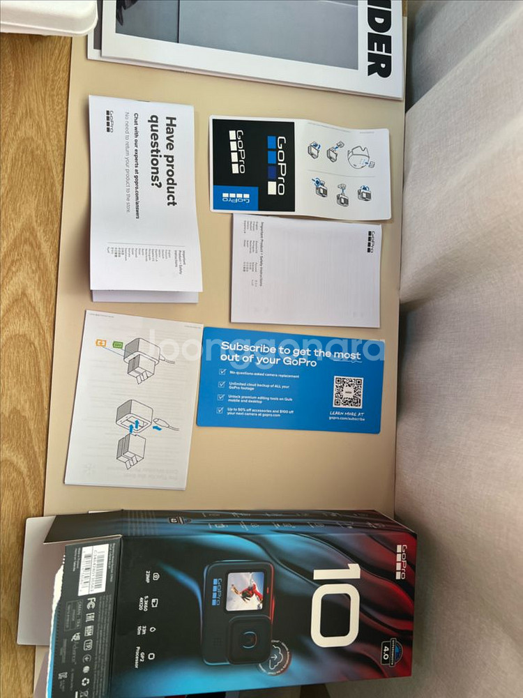 고프로 10 액션캠 풀세트 새것 팝니다 택포가격--9